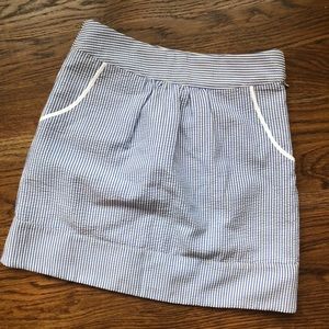 Seersucker skirt